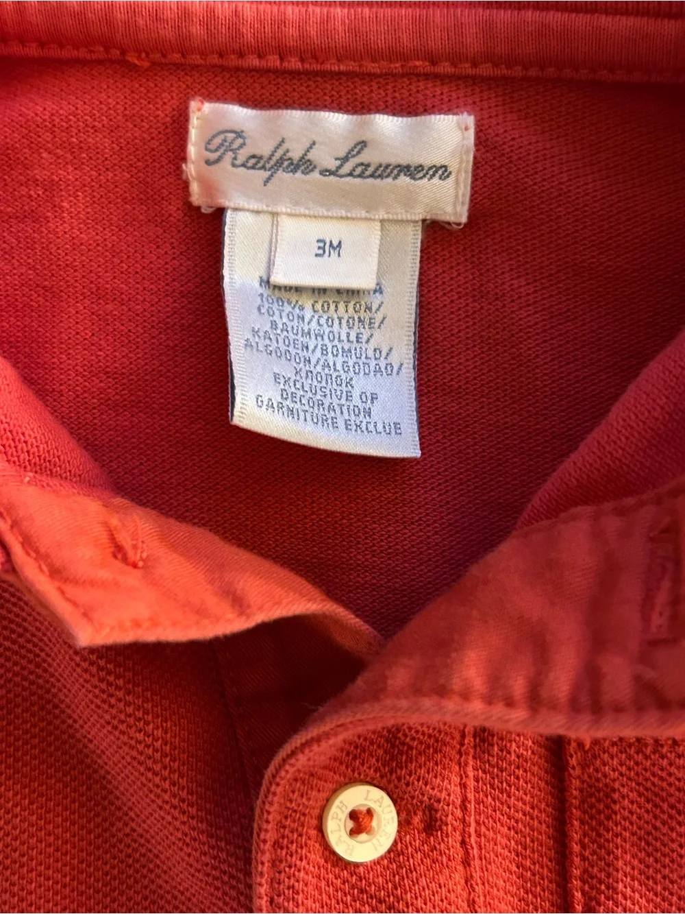 Ralph Lauren - Coverall - 3 Months